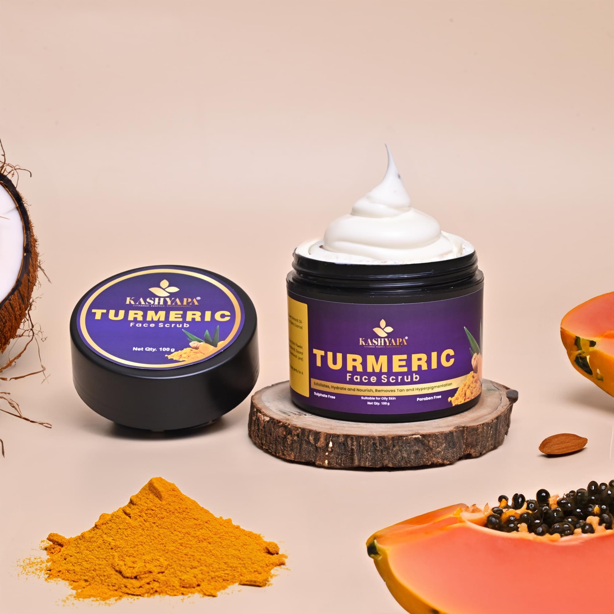 One of The Best Turmeric Scrub Kashyapa Turmeric Scrub